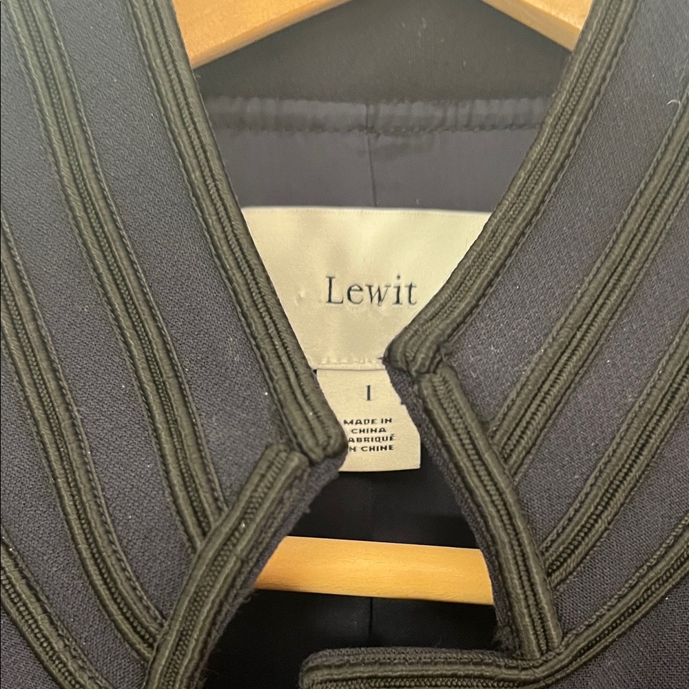 Lewit Classic Navy Structured Blazer - image 2